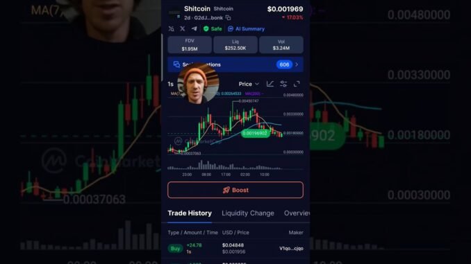 $Shitcoin - Abouta Send? #memecoins #fartcoin #pumpfun #solana #bonkcoin #wlfi #trumpcoin #crypto