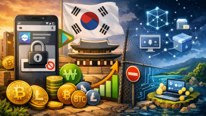 South Korea limits foreign crypto exchange access as Google Play enforces licensing
