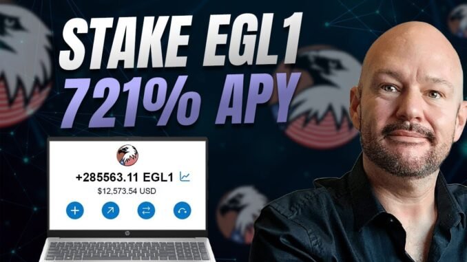 Stake EGL1 Coin for Massive Rewards 🚀 721% APY Guide