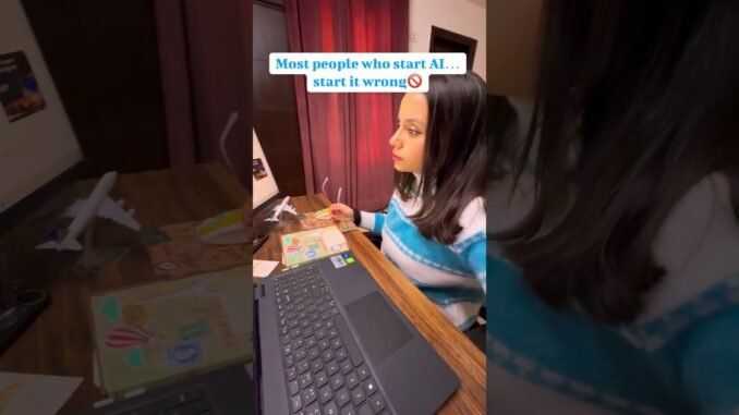 Start AI the Right Way — Beginners Guide #ai #coding #programming #python #learning