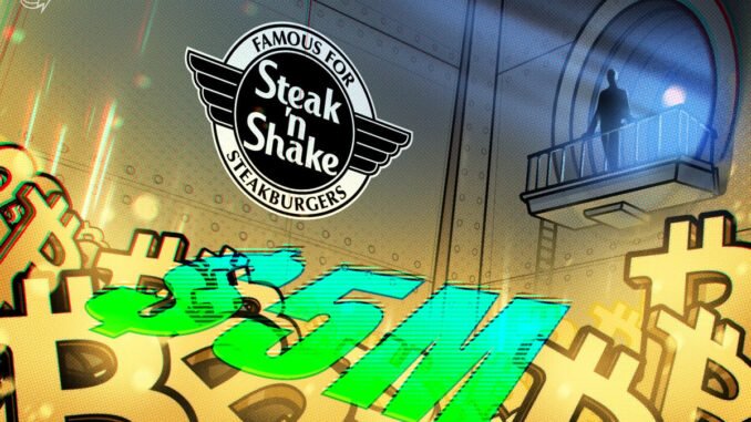 Steak 'N Shake Adds $5M To Strategic Bitcoin Reserve Steak 'N Shake Adds $5M To Strategic Bitcoin Reserve