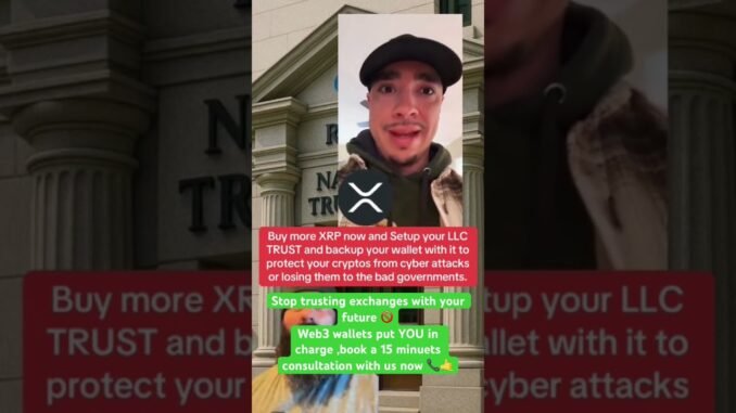 Stop trusting exchanges with your future 🚫Web3 wallets put YOU in charge#assetprotection #xrpnews