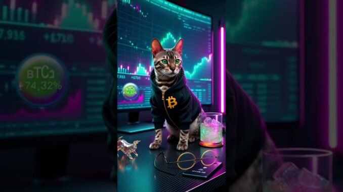 The Crypto King Cat #cat #ai