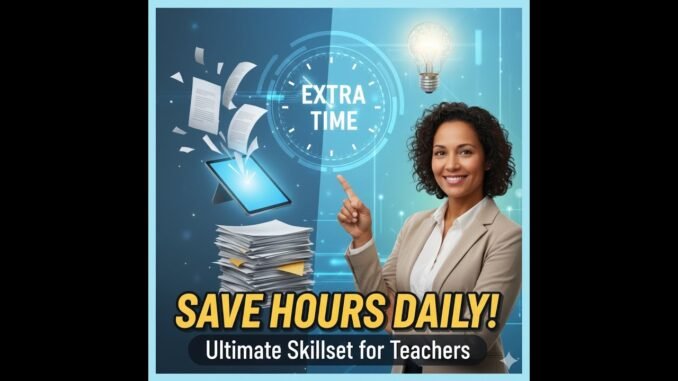 The Ultimate AI Skillset for Teachers: Your Comprehensive Guide to Saving Hours Daily