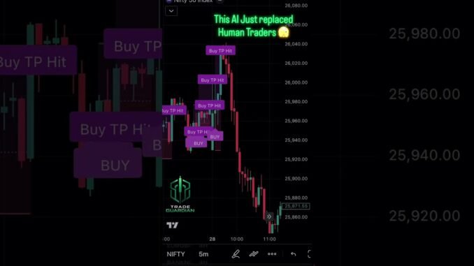 This AI just replaced Human Traders 🫣#crypto #forex #nifty #stocks #trading