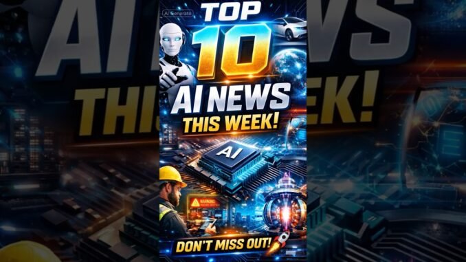 Top 10 AI News This Week 🤖🔥 | Biggest AI Updates You Missed. #shorts #ai