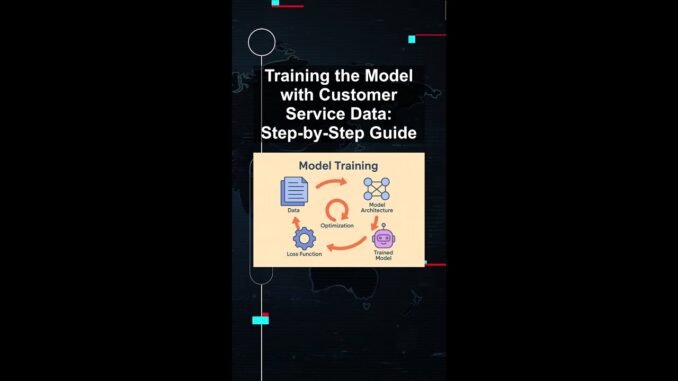 Training the Model with Customer Service Data: Step-by-Step Guide #ai #artificialintelligence