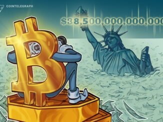 US National Debt Surges Past $38.5T on Bitcoin Genesis Block Day