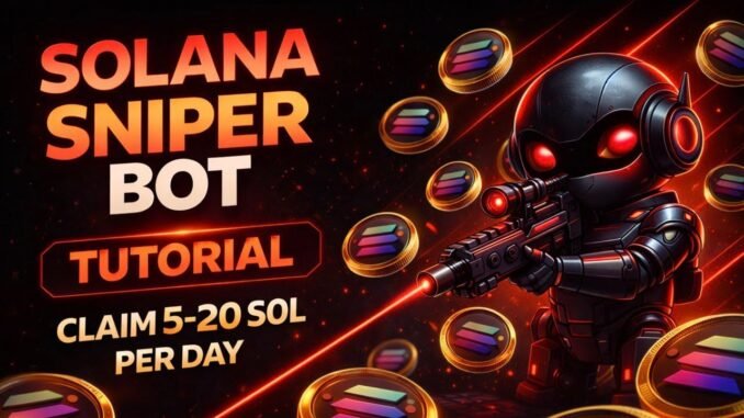 Ultimate Solana Sniper Bot Guide | Pump Fun Memecoin | Fast Auto Buy Tokens | Claim 5-20 SOL PER DAY