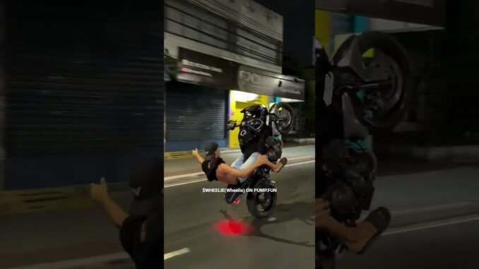 $WHEELIE(Wheelie) ON PUMPfun #memecoin #crypto #communityowned #solana #pumpfun #wheelie #bikelover