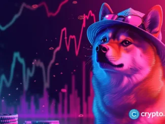 WIF price testing 200 MA with a bullish retest, potential reversal occuring.