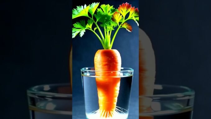 Water grok ai video carrot🥕 ka #phonkmusic😱