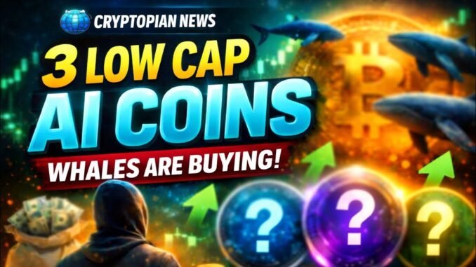 Whales Are Buying These 3 Low-Cap AI Coins (Big Move Coming?)