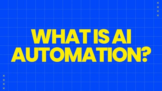 What Is AI Automation? (Simple Explanation for Beginners)