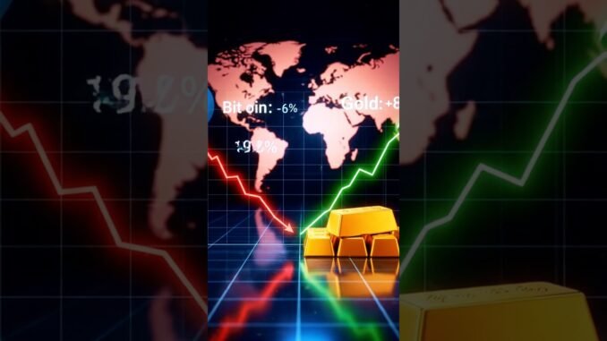 Why Bitcoin’s Failing Its Role As A Safe Haven Versus Gold | #bitcoin #gold #crypto #cryptocurrency