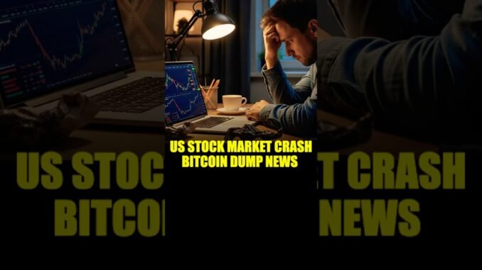 Why S&P 500 Nasdaq & Bitcoin Crashing Tdoay || Trump News Today