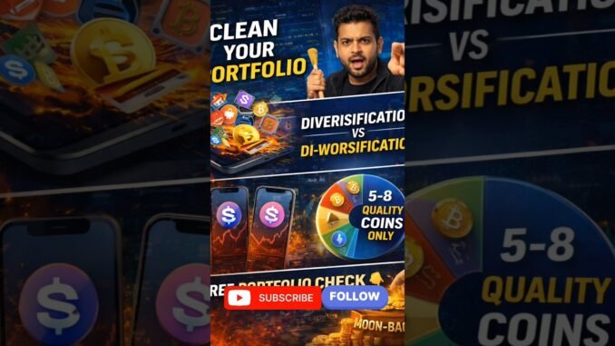 Why your 20-Coin Portfolio is Killing your Gains! 📉