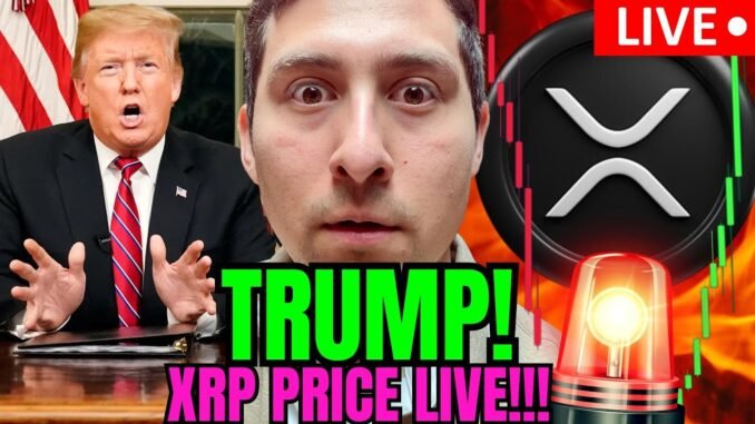 XRP PUMP WATCH! TRUMP TALKS ECON LIVE!