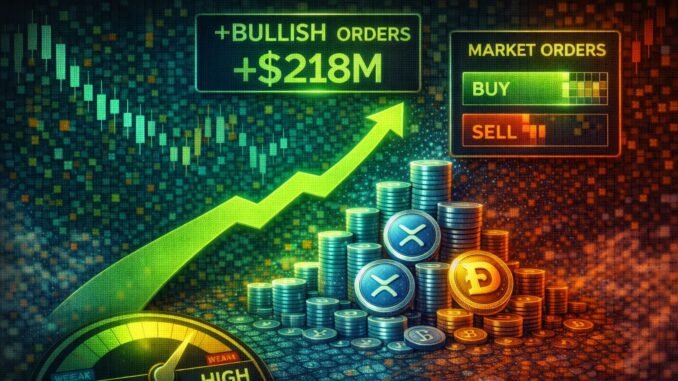 XRP Shows Signs Of Strength: Market Orders Turn Increasingly Bullish