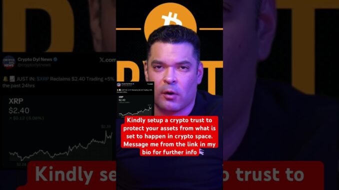 XRP UPDATE TODAY.    #trustfunds #xrpprice #cryptonews #shortsfeed