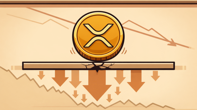 XRP price nears key support amid conflicting signals