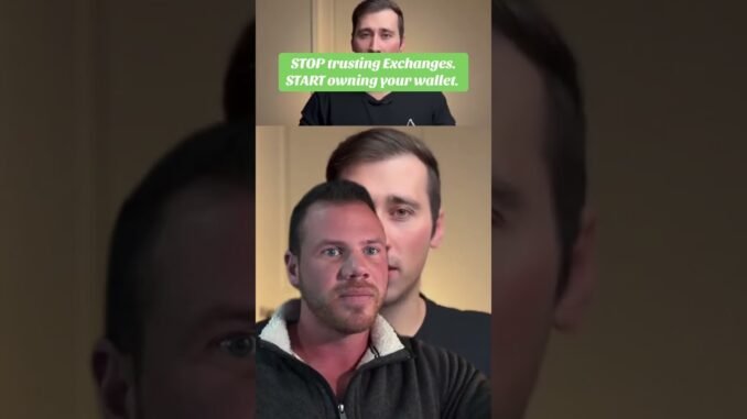 Your crypto isn’t truly yours on an exchange. #xrp #crypto #cryptocurrency #unitedstates #investing