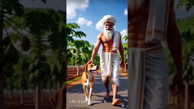 #किसान और उसके कुत्ते#ai #shortvideo #newvideo #grokai #grok