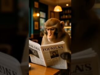 காலைல #newspaper @kpgsvlogs #kpgsvlogs #kpgs #funny #monkey #comedy #gorilla #கொரில்லா #news #ai
