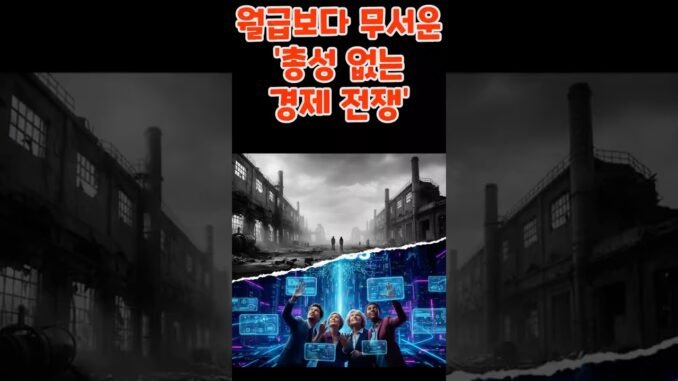 월급보다 무서운 '총성 없는 경제 전쟁' #동기부여