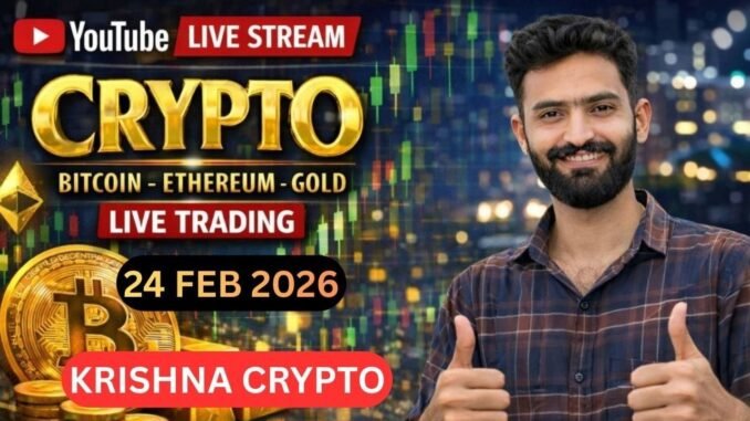 Today Live Crypto & Forex Trading | Btc Live Trading | gold Live Trading 24 Feb 2026 | #BTC #Gold