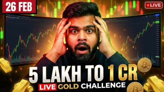 26 Feb | Live Market Analysis for Gold and Crypto #cryptolive  #bitcoinlive  #xauusd