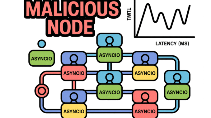 A Coding Implementation to Simulate Practical Byzantine Fault Tolerance with Asyncio, Malicious Nodes, and Latency Analysis