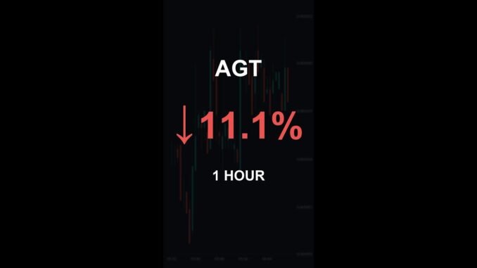 AGT is down 11.1% in 1 hour!⚡February 15, 2026 | #crypto #altcoins #shorts