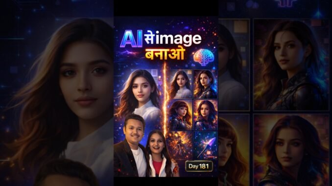 AI Image Generator | AI Image Kaise Banaye Free | Step by Step Guide | Day 181 #shorts