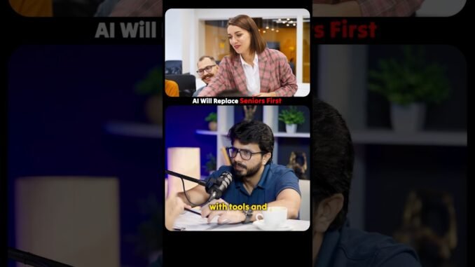 AI Will Replace Seniors First 😱 Artificial Intelligence #shorts #ai #aitools #chatgpt #prompt #job