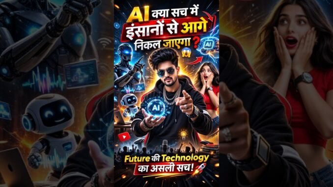 🔥 “AI क्या सच में इंसानों से आगे निकल जाएगा? 😱 | Future Technology Truth”
