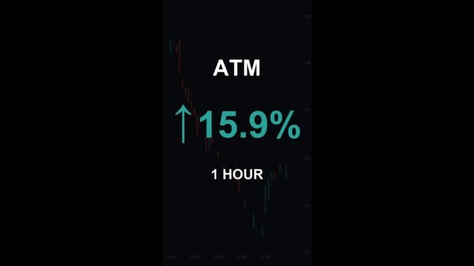 ATM is up 15.9% in 1 hour!⚡February 17, 2026 | #crypto #altcoins #shorts