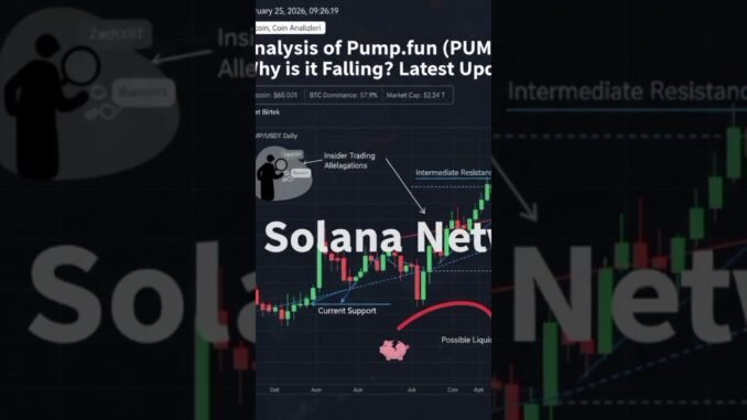 Analysis of Pump.fun (PUMP): Why is it Falling? Latest Updates #bitcoin #coin #solana