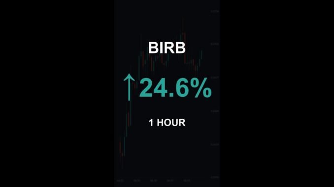 BIRB is up 24.6% in 1 hour!⚡February 03, 2026 | #birb #coins #altcoins #crypto #cryptonews #shorts