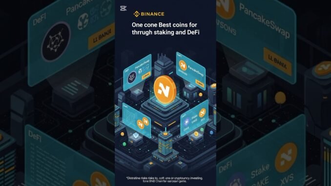 $BNB is one of the best coins for earning through staking and DeFi on Binance and BNB Chain.