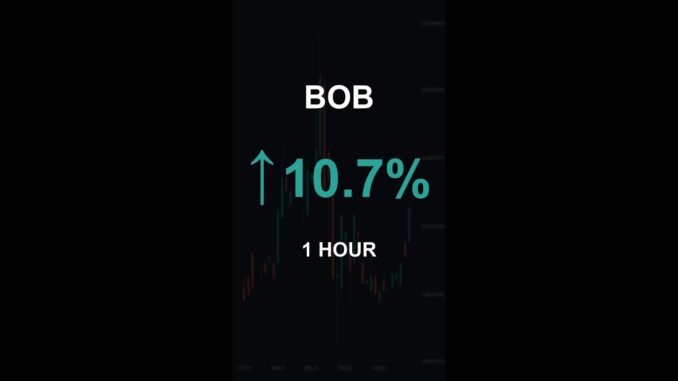 BOB is up 10.7% in 1 hour!⚡February 25, 2026 | #crypto #altcoins #shorts