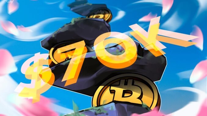 BTC Stuck Below $70K, Japan Inflation Below 2%: Month In Charts