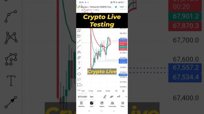 Beginner Crypto Trading From Crash 📉 | Real Journey #cryptolivetrading #cryptotrading