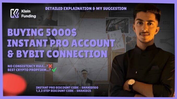 Best Instant Funded Crypto Propfirm | Buying 5000$ Account & Bybit setup guide