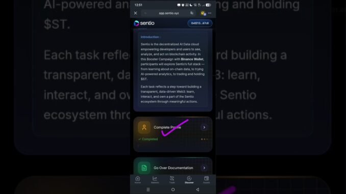 🔰Binance Web3 SENTIO (ST) BoosterBooster campaign will live today.#binance #binancewallet #web3