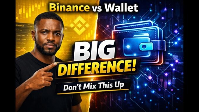 Binance vs Binance Wallet Explained (2026) | Exchange vs Web3 Wallet Guide