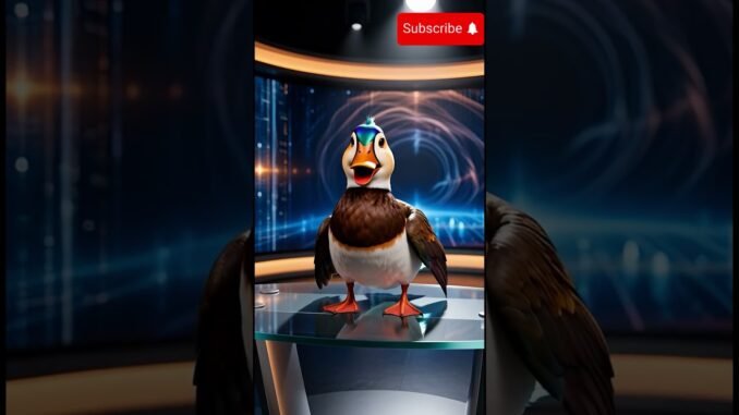 Birds Reading the News?! 🐦📰 Hilarious AI News Anchors  #animalhumor #funny #shorts