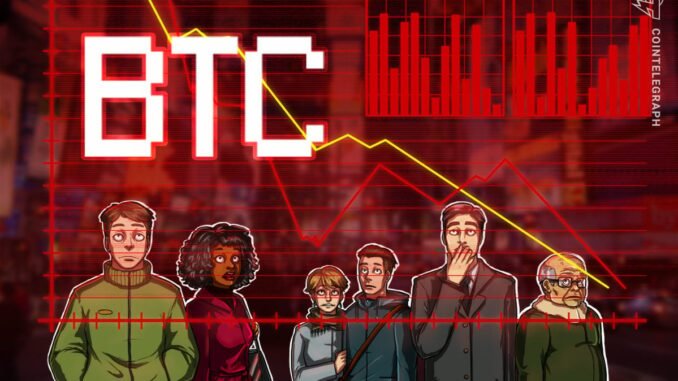 Bitcoin Crashes to $60K as Sentiment Hits 2022 Lows