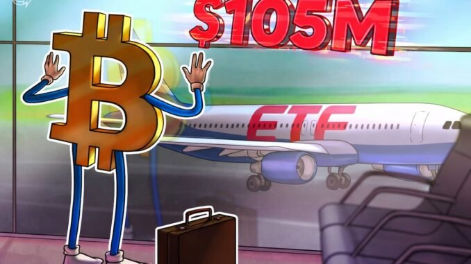 Bitcoin ETFs Post $105M Outflows As Hong Kong Buyer Emerges Bitcoin ETFs Post $105M Outflows As Hong Kong Buyer Emerges