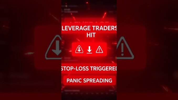Bitcoin Market Panic! Billions Lost | Stop-Loss Triggered! Market Fear Spread | Crypto Liquidation